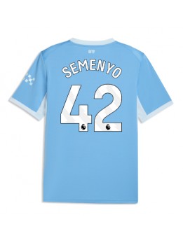 Manchester City Antoine Semenyo #42 Replika Hemmakläder 2026-27 Kortärmad Manchester City Antoine Semenyo #42 Replika Hemmakläder 2026-27 Kortärmad